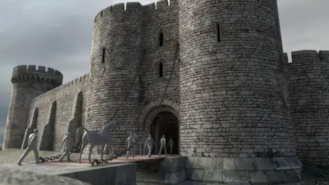 University of Sheffield Virtual model of Sheffield Castle