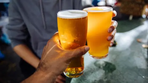 Getty Images Glasses of beer