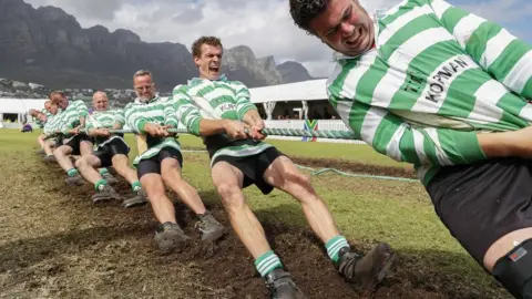 Team Koapman of the Netherlands compete in the men's club championship