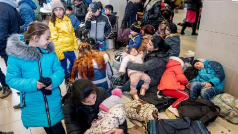 Getty Images Train station in Hungary