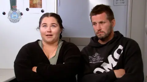 WA Police Ellie Smith and her partner Jake Gliddon