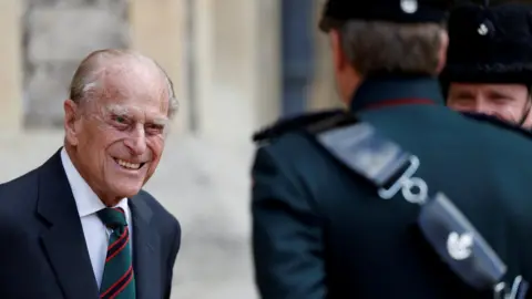 Reuters Prince Philip stepping down from his role as Colonel-in-Chief for the Rifles in Windsor