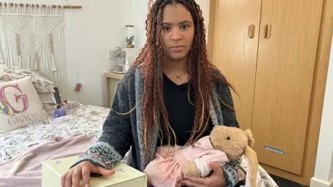 Jamie Coulson/BBC Lauren Caulfield