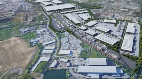 Verdant Regeneration Artist impression of New Stanton Park