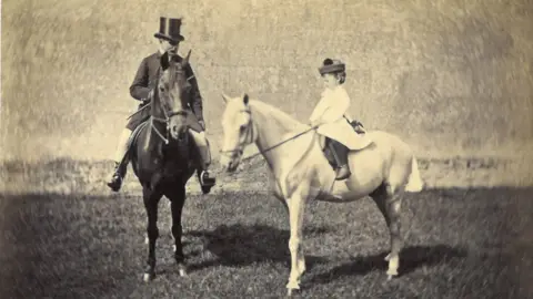 Longleat Longleat coachman with Lord Alexander Thynne c. 1878