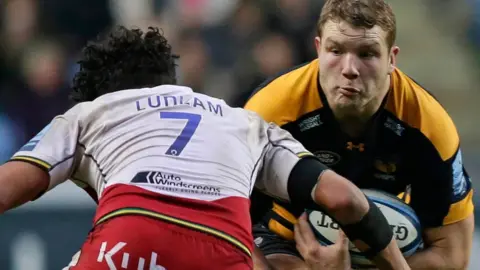 Wasps and England lock Joe Launchbury made a successful reappearance on only his fourth start of the season after injury