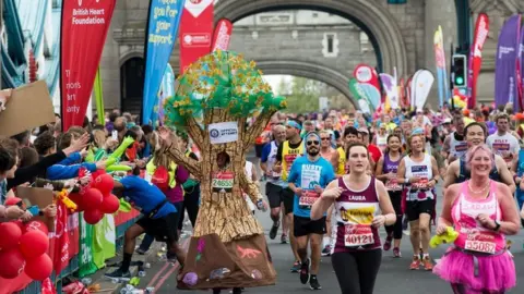 Getty Images London Marathon 2018 Tower Bridge
