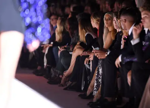 Getty Images Front row at Tom Ford's Spring Summer 2018 New York Fashion Week show