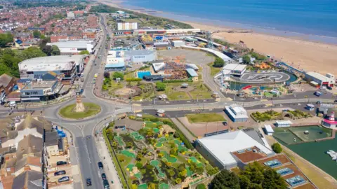 Getty Images Aerial shot of Skegness