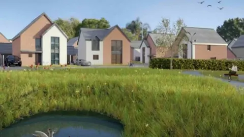 BBC How some of the new homes near Barrow-in-Furness could look