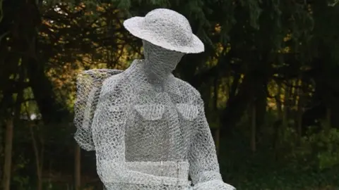 BBC Sculpture of soldier