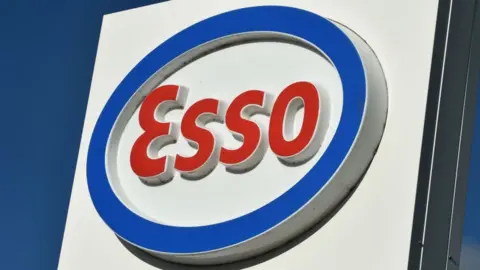 Getty Images A general view of the Esso fuels logo in Trent, England.