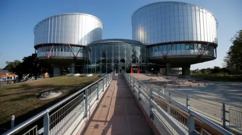 Reuters The building of the European Court of Human Rights which has two distinctive circular towers built on it