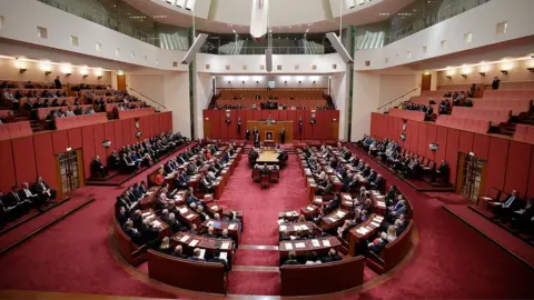 Getty Images The Australian Senate chamber