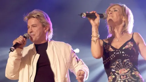 Getty Images David Van Day and Thereza Bazar performing as Dollar in 2004