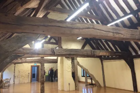 Inside Llanthony Secunda Priory