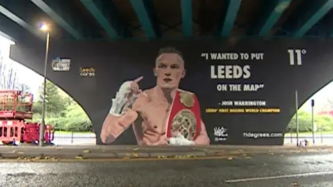 Josh Warrington mural by Aske P19