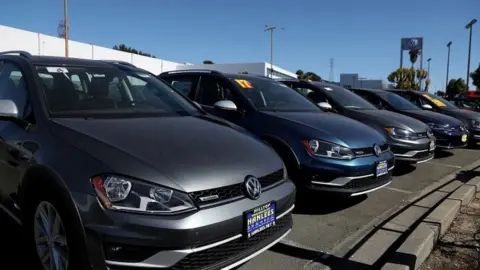 Getty Images A VW dealership in California