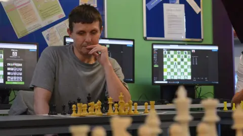 BBC Prisoner playing chess