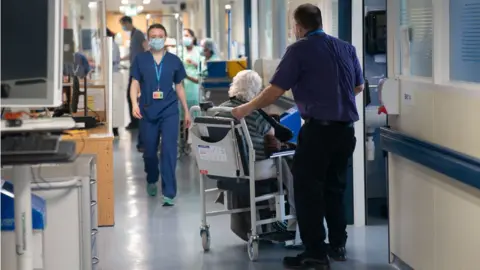 Jeff Moore Staff inside a hospital