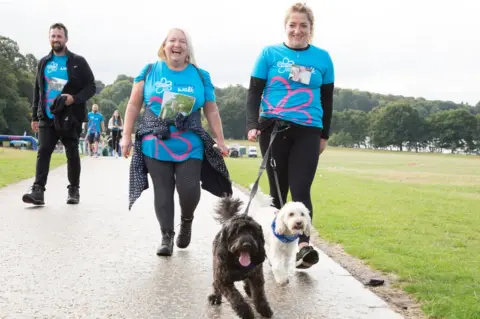 Alzheimer’s Society People walking dogs