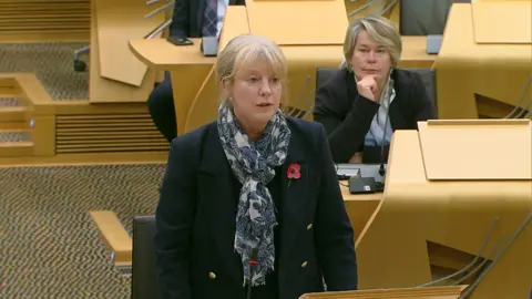 Shona Robison told the chamber WhatsApp is not used for decision making by the Scottish government.