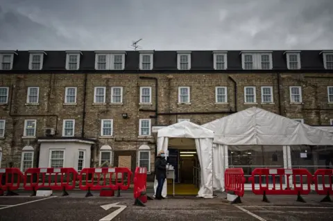 BBC The Lodge at Runwell is Essex's first vaccination centre