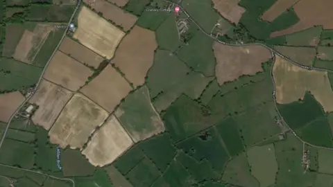 Google Maps Solar Farm Satellite image