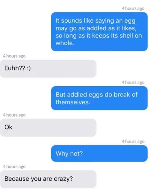 Libby Heaney Lady Chatterley Tinder chat