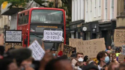 PA Media A Black Lives Matter protest in Oxford