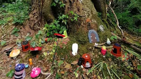 Jason Davies  Fairy House in woods