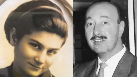 SOFO Museum A collage of archive images of Holocaust survivor Naomi Kaplan and soldier Arthur Tyler.