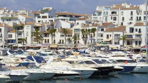 Education Images/Universal Images Group via Getty  Yacht harbour in Marbella, Spain. File photo