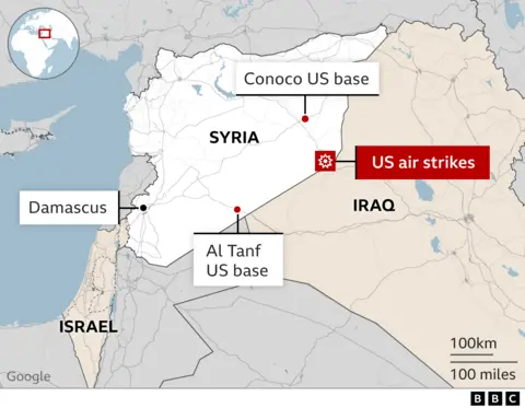 US strikes Syria bases used by Iran linked groups