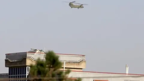 Reuters US helicopter over Kabul, 15 August