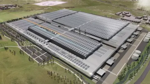 Britishvolt Britishvolt's proposed gigafactory in north east England