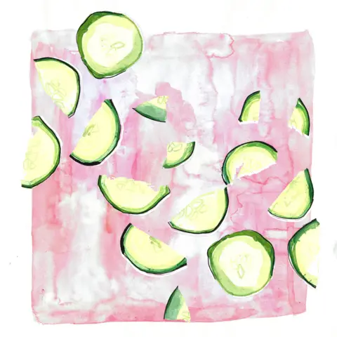 BBC cucumber slices