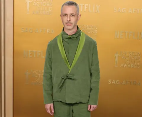 Getty Images Jeremy Strong attends the 31st Annual Screen Actors Guild Awards at Shrine Auditorium and Expo Hall on February 23, 2025 in Los Angeles, California