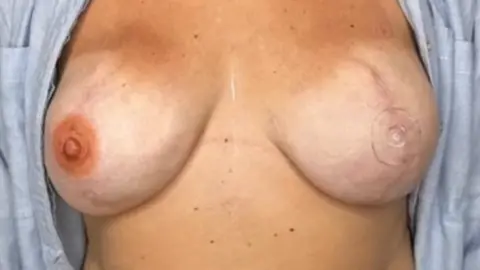 Anna Ishak Nipple tattoos