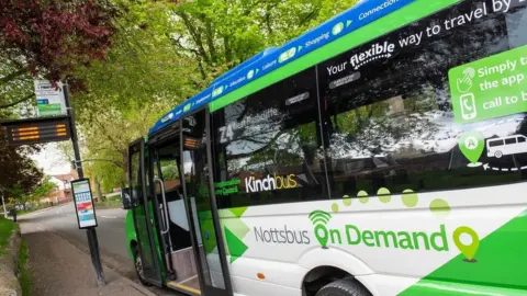 Nottinghamshire County Council On demand bus