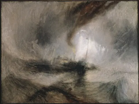 Tate JMW Turner - Snow Storm - Steam-Boat off a Harbour's Mouth, exhibited 1842