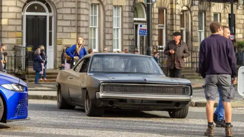 Getty Images Fast & Furious 9 filming in Edinburgh