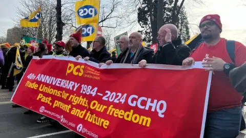 People at the march