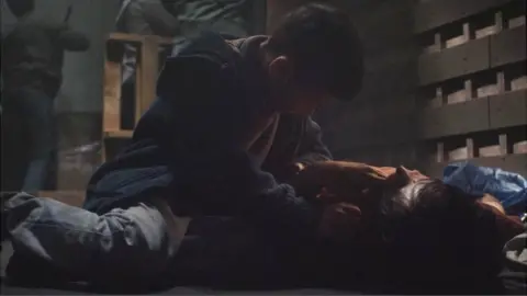 Edward Watts Film still from Oksijan