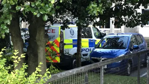 Police in Queens Road