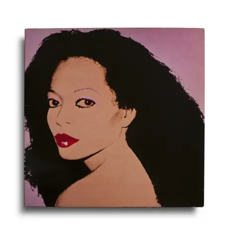 Andy Warhol/The Photographers' Gallery Diana Ross on the cover of her album Silk Electric