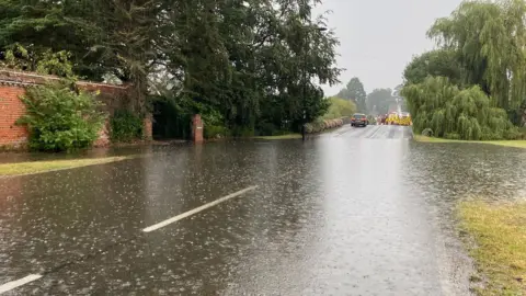 Holly Jones-Warren Flooding in Long Melford, Suffolk