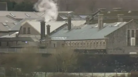 BBC A photo of the prison