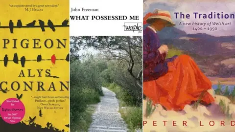 Llenyddiaeth Cymru Book covers