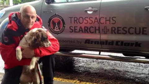 Trossachs SAR Stevie Coombes and Tara